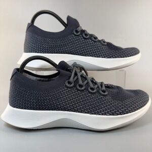 Allbirds Tree Dasher Womens 10.5 10 1/2 Running Shoe Charcoal Navy White Trainer